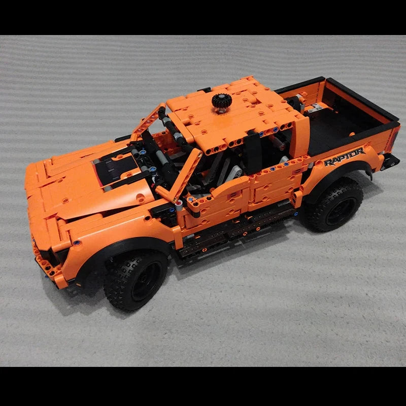 Technical 1:10 F-150 Raptor Off Road Car Building Blocks Pickup Vehicle Assemble Bricks Toys Gifts For Boy Kids