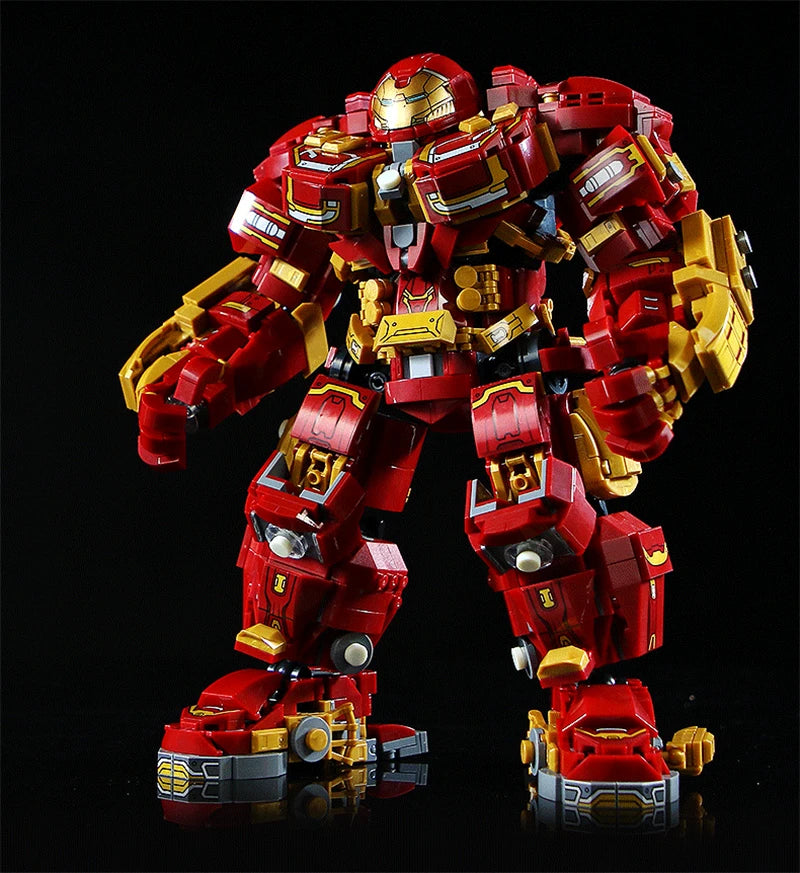 New 2000+Pcs Marvel Toys Building Blocks Avengers Iron Man Superheroes Bricks Model Hulk Buster Mecha Gifts for Boys Adult Kids