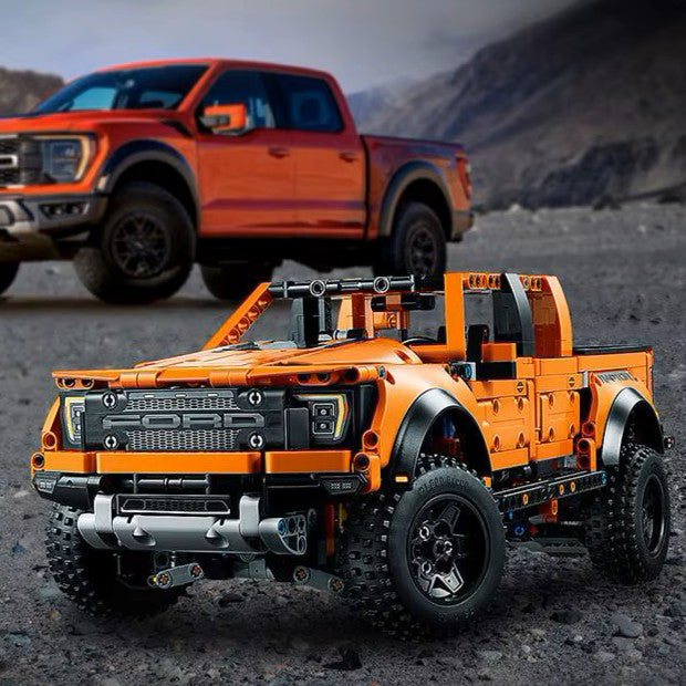 Technical 1:10 F-150 Raptor Off Road Car Building Blocks Pickup Vehicle Assemble Bricks Toys Gifts For Boy Kids