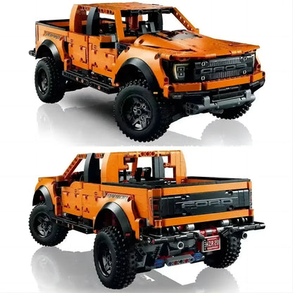 Technical 1:10 F-150 Raptor Off Road Car Building Blocks Pickup Vehicle Assemble Bricks Toys Gifts For Boy Kids