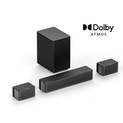 ULTIMEA 5.1 Soundbar with Dolby Atmos, 3D Surround Soundbar for TV with Wireless Subwoofer, Deep Bass, Home Theater TV Speakers