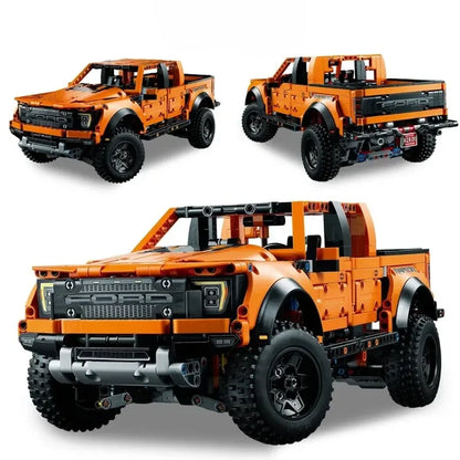 Technical 1:10 F-150 Raptor Off Road Car Building Blocks Pickup Vehicle Assemble Bricks Toys Gifts For Boy Kids